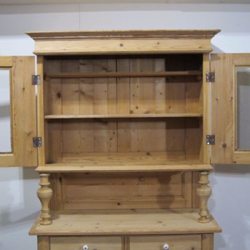 fig 1. Glazed Top, Antique Farmhouse Dresser