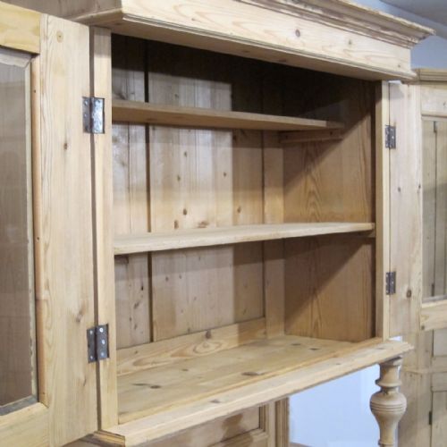 fig 2. Glazed Top, Antique Farmhouse Dresser