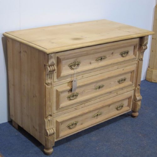 fig 1. Elaborate Antique Chest of Drawers c.1910