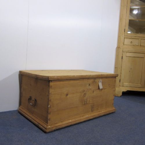 fig 2. Very Old Antique Flat Top Box Chest c.1872