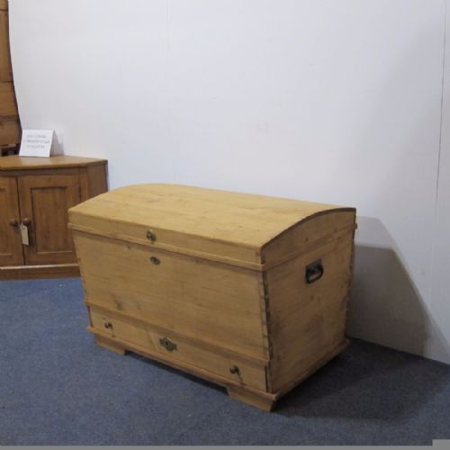 fig 1. Antique Pine Mule Chest