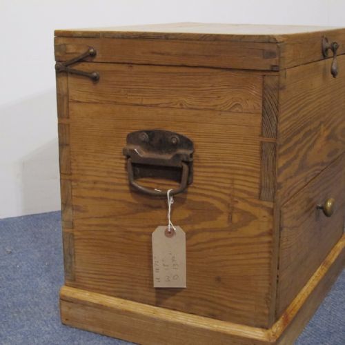 fig 1. Charming Little Antique Box Chest - Alfred Graham & Co, London