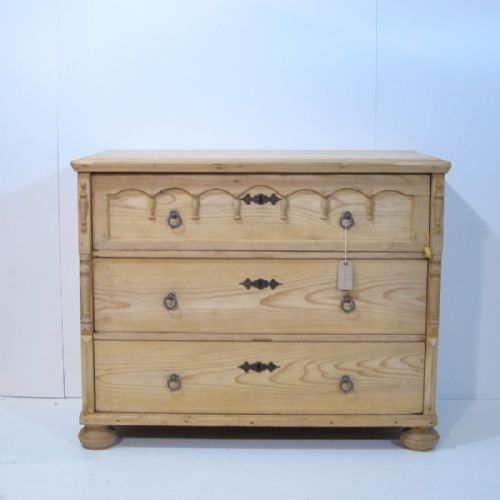 Large Antique Pine Chest of Drawers C.1900