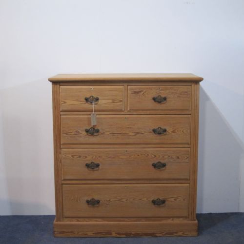 Large Art Nouveau Pine Chest of Drawers C.1910