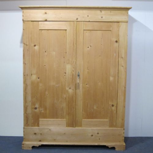 Classic, Solid, Antique Double Wardrobe
