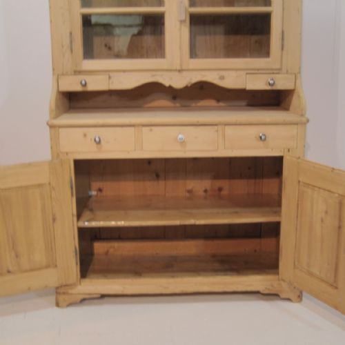 fig 1. Large 19th Century Pine Farmhouse Dresser