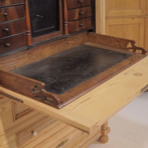 fig 2. Large Antique Pine Secretaire