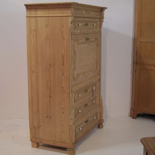 fig 3. Large Antique Pine Secretaire