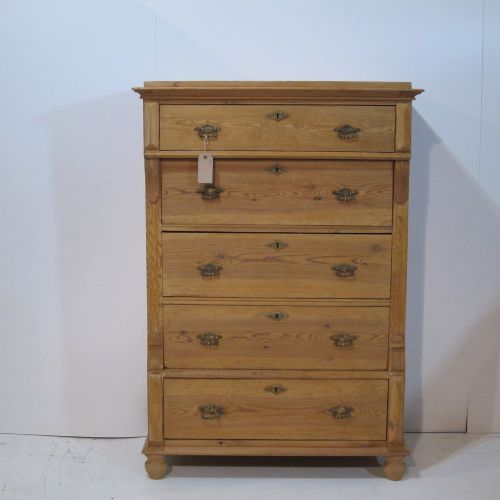 Antique Pine Danish Tallboy
