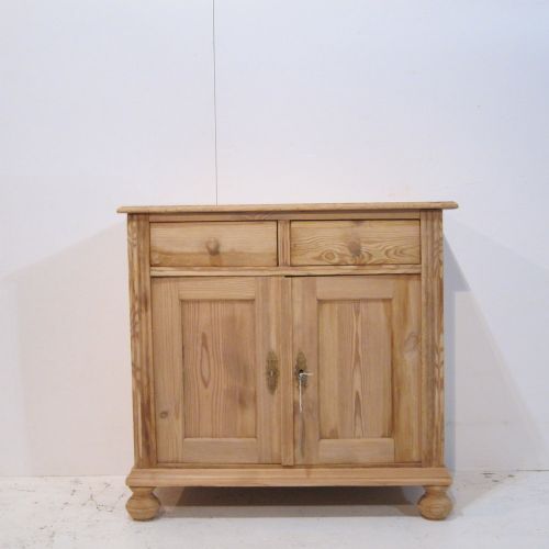 Antique Pine Bedside Cupboard
