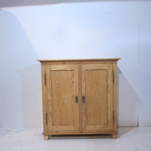 Small Old Pine Kitchen Storage Cupboard