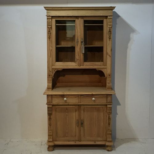 Small Old Pine Farmhouse Dresser C.1900