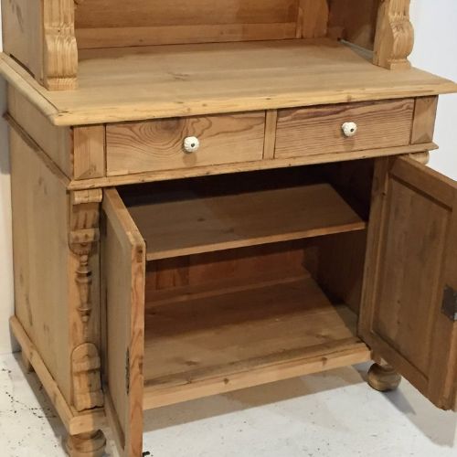 fig 1. Small Old Pine Farmhouse Dresser c.1900