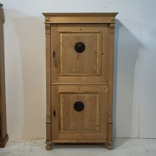 Large Antique Pine Food Storage Cupboard