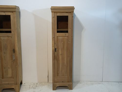 Right Hand Opening Antique Pine Tallboy