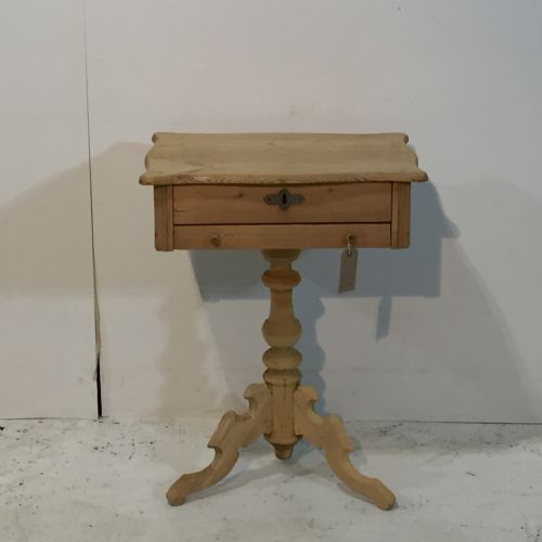 Antique Pine Small Side Table