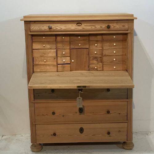 fig 1. Antique Pine Secretaire
