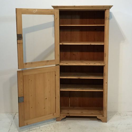 fig 1. Glazed Old Pine Cabinet c.1910