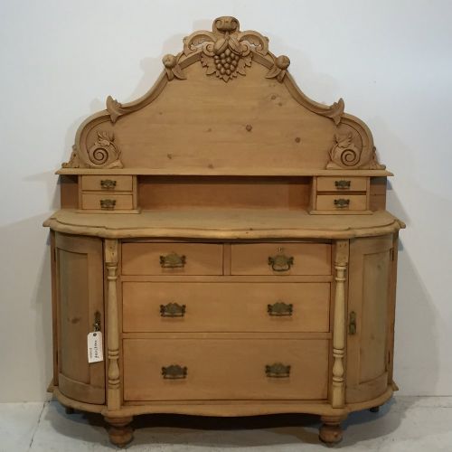 Beautiful Victorian Pine Chiffonier Sideboard
