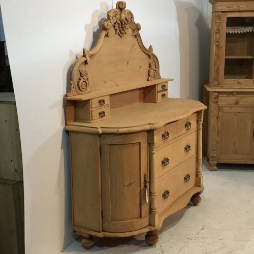 fig 1. Beautiful Victorian Pine Chiffonier Sideboard