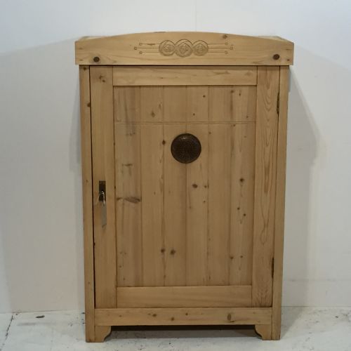 Antique Pine Larder Cupboard C.1920's