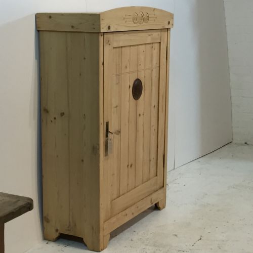 fig 1. Antique Pine Larder Cupboard c.1920's
