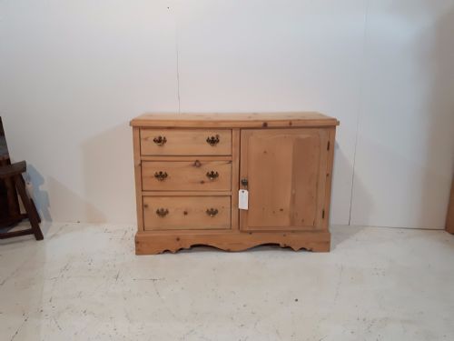 Small Victorian Pine Sideboard