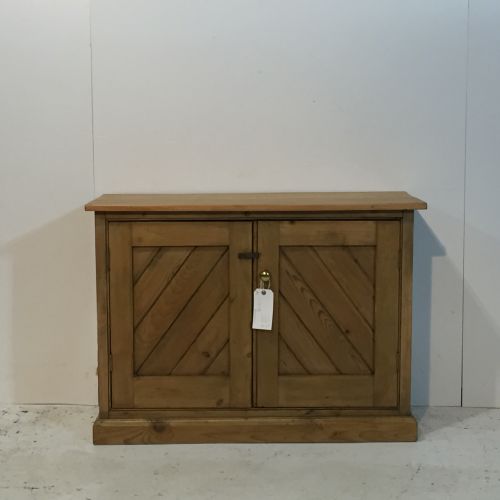 Small, Narrow, Edwardian Pine Storage Cupboard