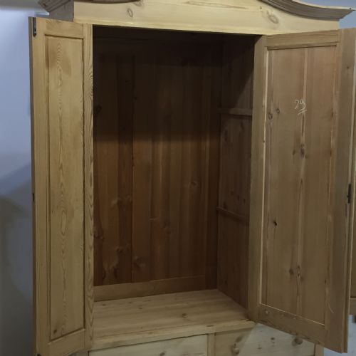 fig 1. Antique Pine Triple Door Wardrobe (dismantles)