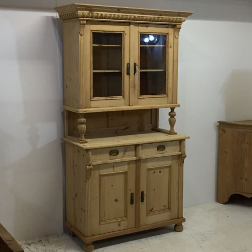 fig 1. Antique Pine Farmhouse Dresser