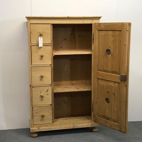 fig 1. Old Pine Farmhouse Larder Cupboard