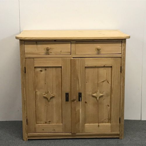Antique Pine Storage Cupboard