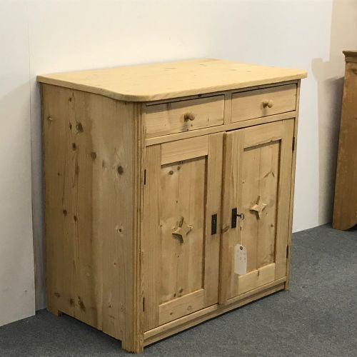 fig 1. Antique Pine Storage Cupboard