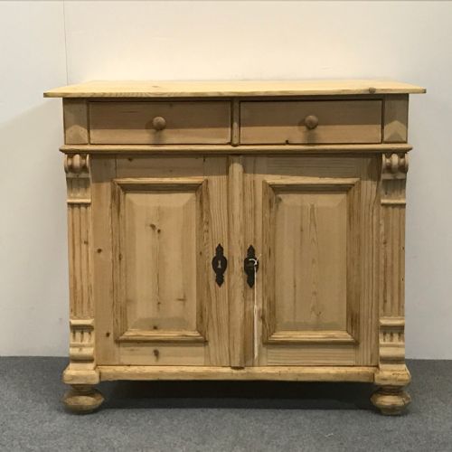 Charming Little Antique Pine Bedside Cupboard