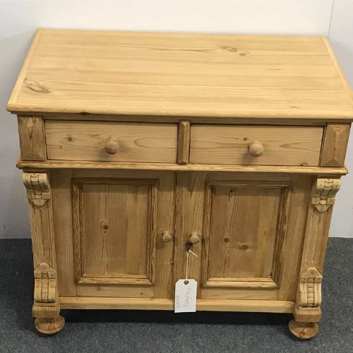 fig 1. Antique Pine Bedside Cupboard