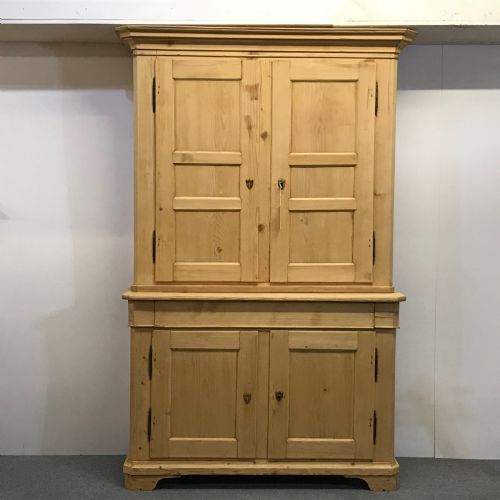 Stunning 19th Century Large French Pine Housekeepers Cupboard
