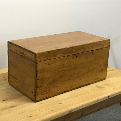 Charming Victorian Pine Toy Box