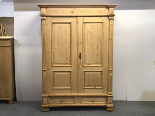 Turn of the Century Doube Pine Wardrobe