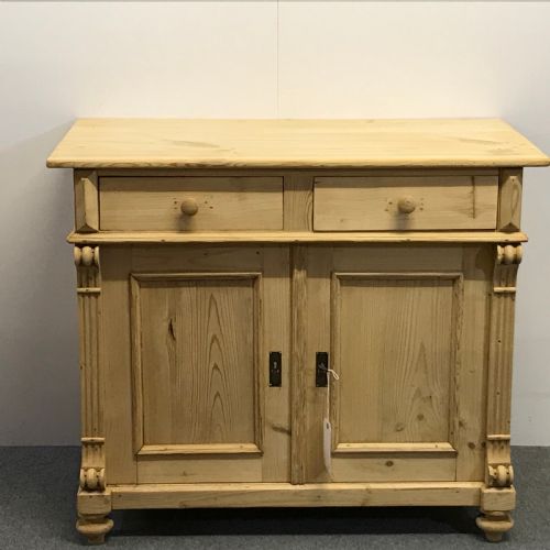 Small Antique Pine Farmhouse Cupboard