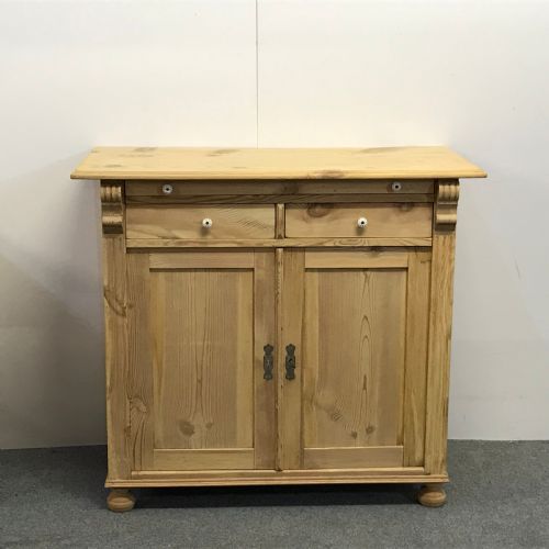 Small Antique Pine Kitchen Farmhouse Cupboard