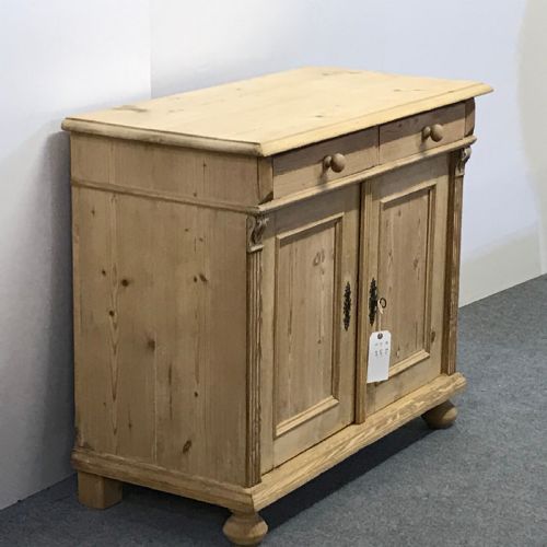 fig 1. ANTIQUE PINE KITCHEN CUPBOARD