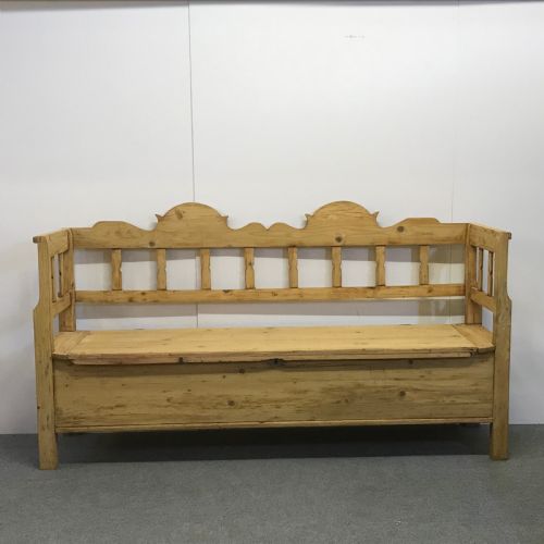 Large 19th Century Storage Bench