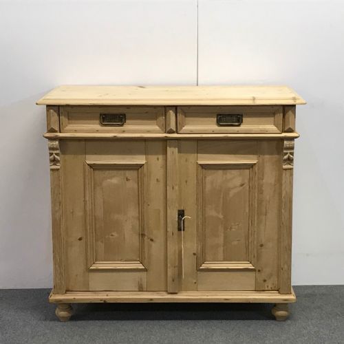 Antique Pine Kitchen Storage Cupboard