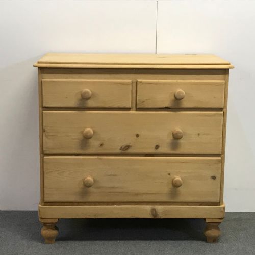 Late Victorian Pine Chest of Drawers