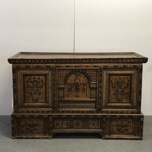 18th Century Painted Austrian Hope Chest