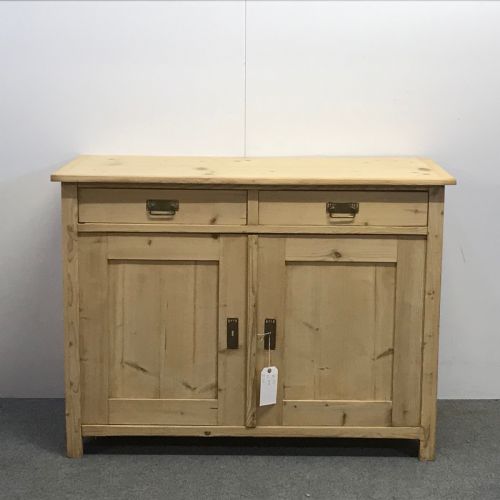 Antique Pine Kitchen Dresser Base Cupboard