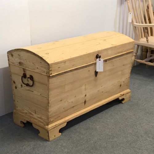 fig 1. 19th Century Pine Dome Top Chest