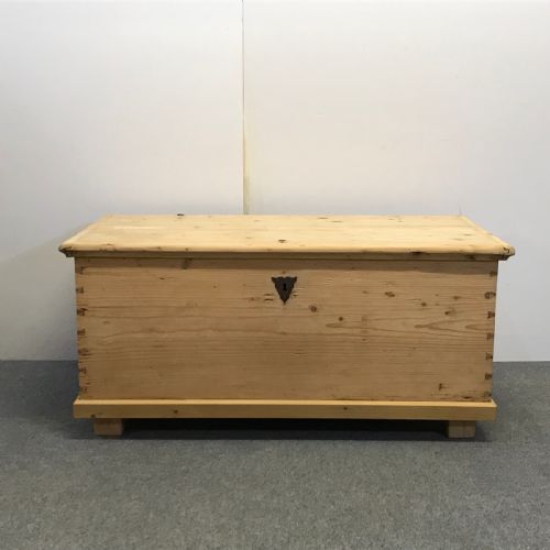Late 19th Century Pine Flat Top Chest