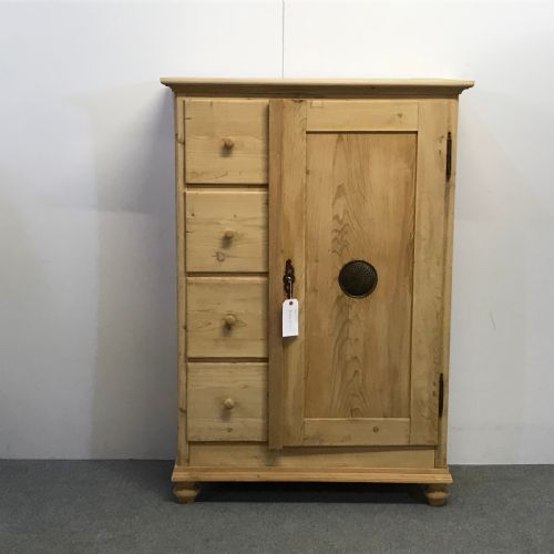 19the Century Pine Larder Cupboard