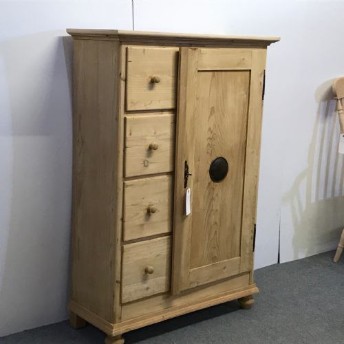 fig 1. 19THE CENTURY PINE LARDER CUPBOARD